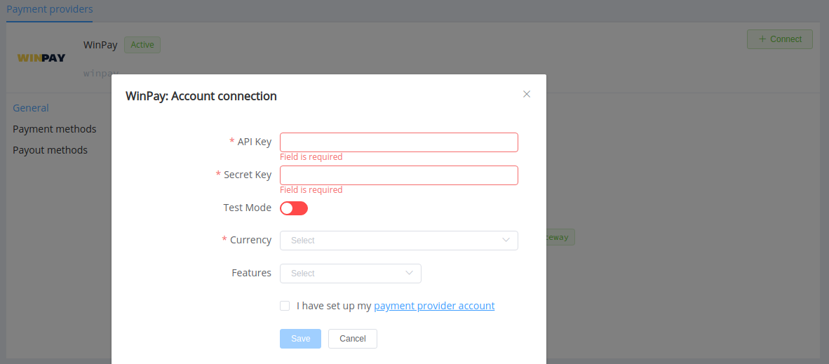 Globalfin (ex. WinPay) - mykash Developer Docs