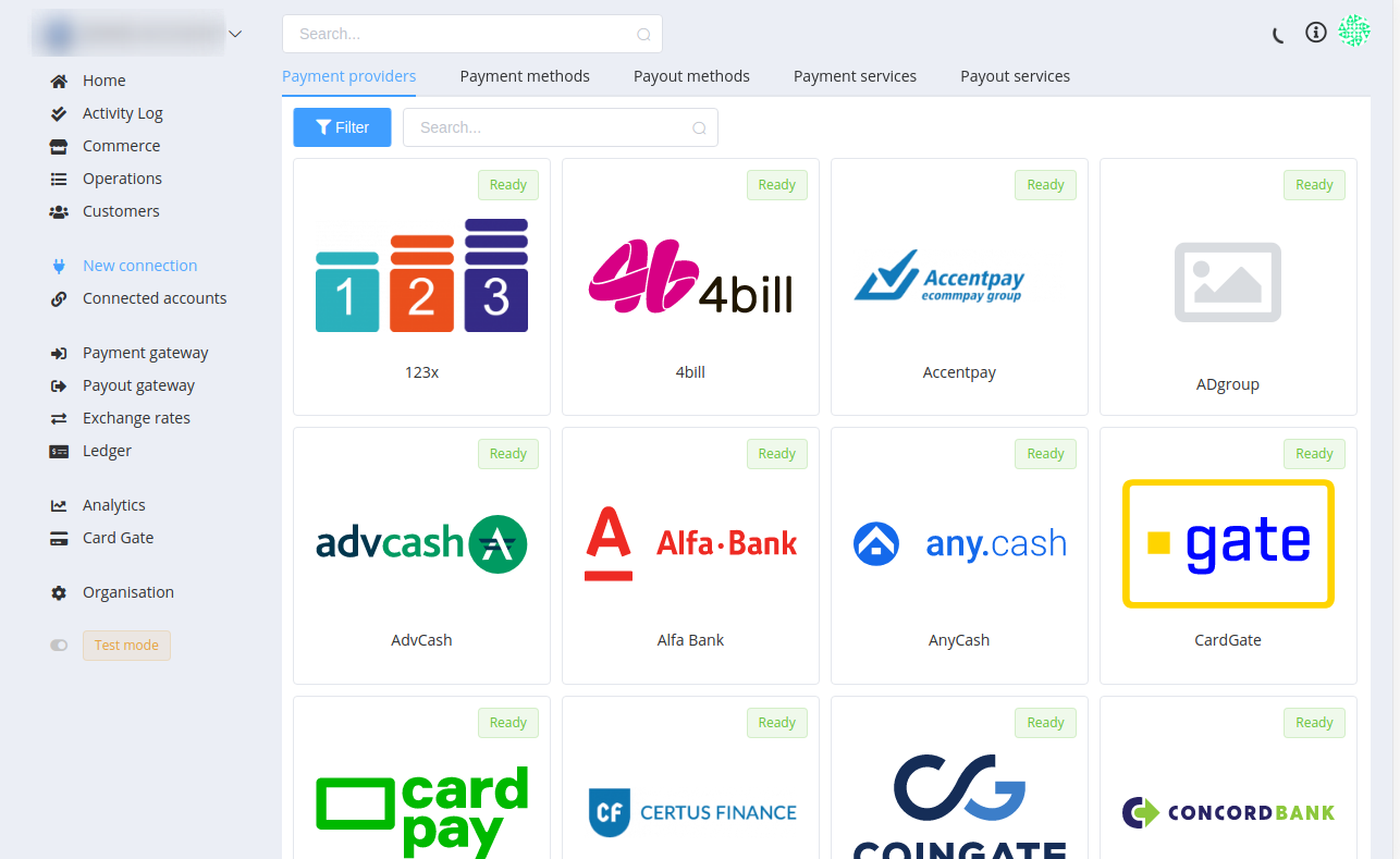 Setting up account - mykash Developer Docs